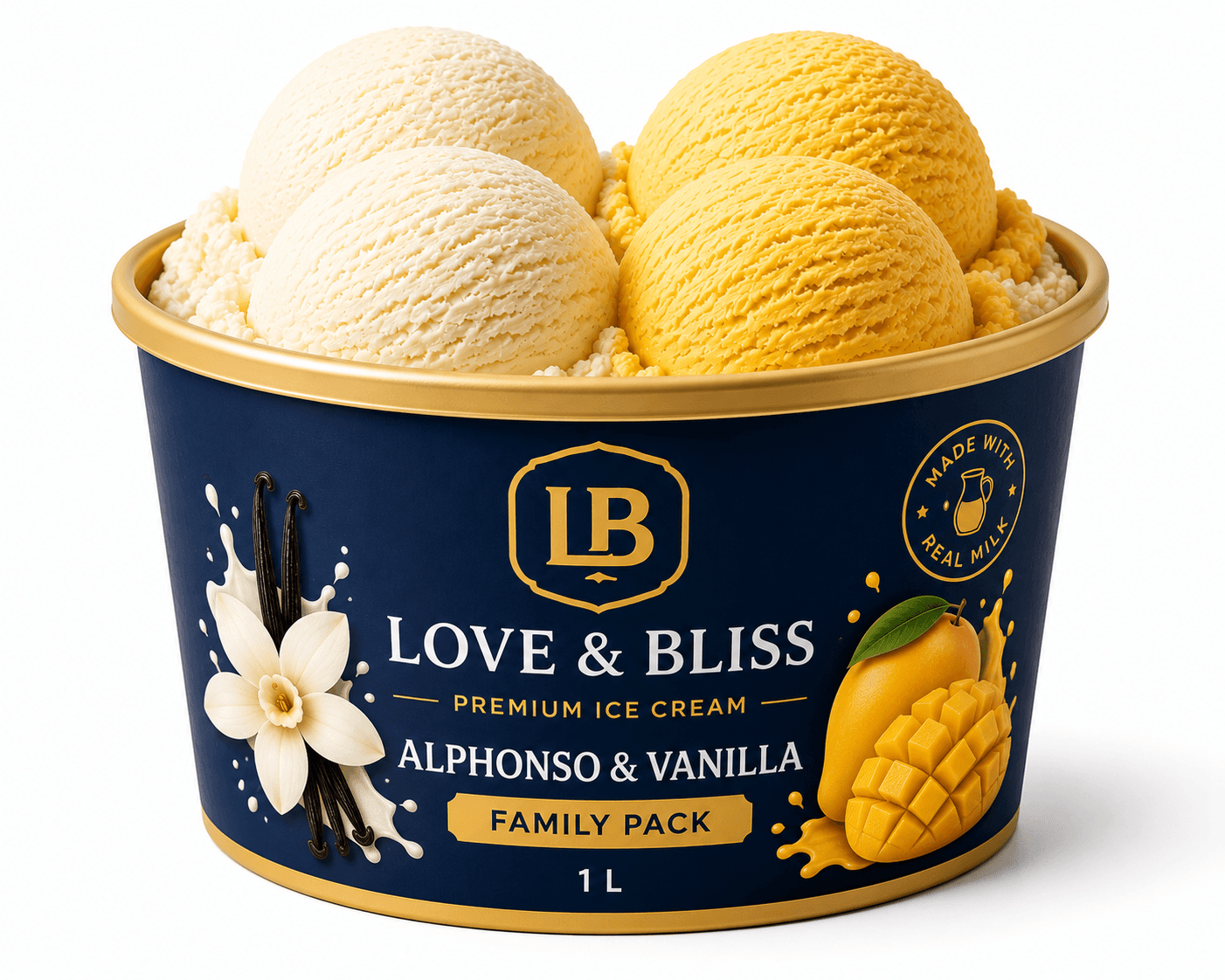 Alphonso & Vanilla Family Pack